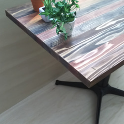 インダストリアル風 アンティーク調 テーブル 2枚目の画像