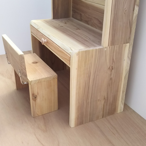 キッズ用 お絵描き机椅子 お勉強机椅子 総無垢 食器・家具 はなはな  