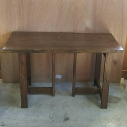 ダイニングテーブル テーブル 座卓 一枚板 ウォールナット 1枚目の画像