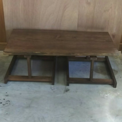 ダイニングテーブル テーブル 座卓 一枚板 ウォールナット 4枚目の画像