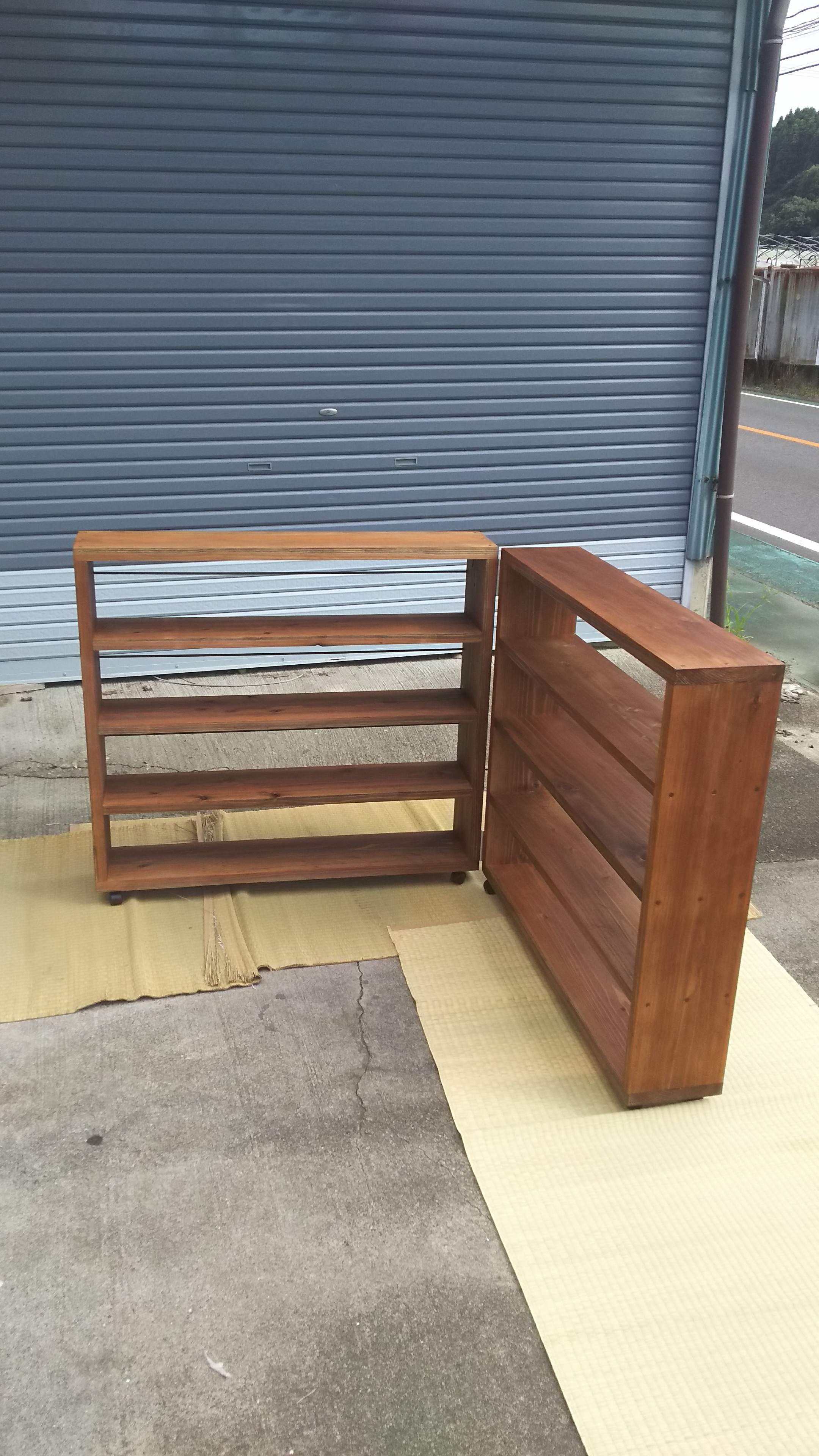 ラック 本棚 ハンドメイド アイアン 本棚 CD 折りたたみ