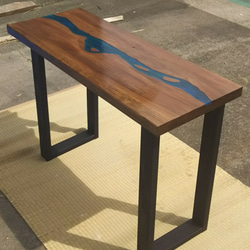 リバーテーブル テーブル レジン カウンターテーブル 3枚目の画像