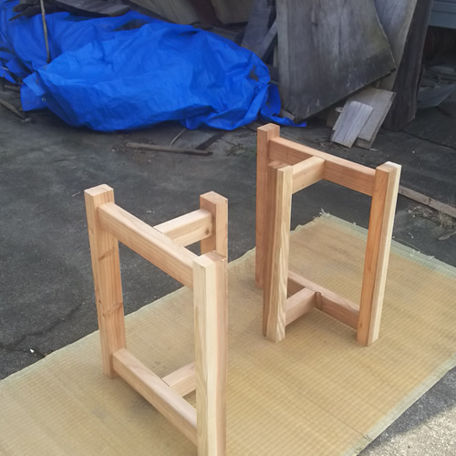 置き脚 テーブル脚 ダイニングテーブル 無垢材 ダイニングテーブル