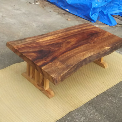 楠木 センターテーブル ローテーブル 一枚板 ローテーブル・リビング