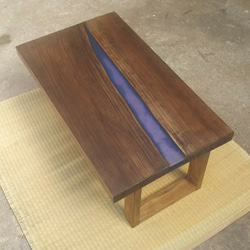 ウッドリバーテーブル ローテーブル 3枚目の画像