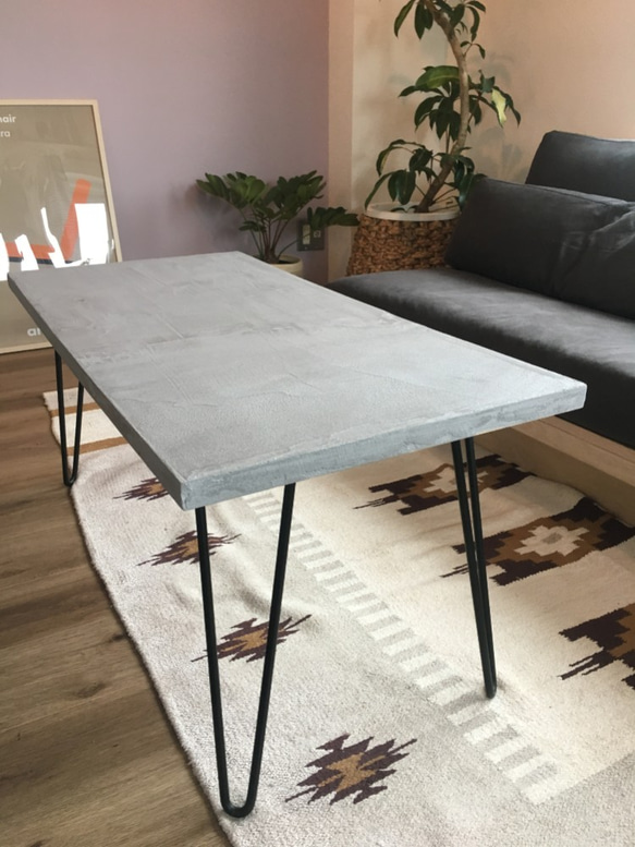 ◎魅力的なデザインインダストリアルヴィンテージサイドテーブルグレー