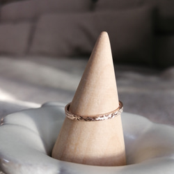 ステンレスリング　プラチナカットリング　レディースリング　ピンキーリング　指輪レディース 7枚目の画像