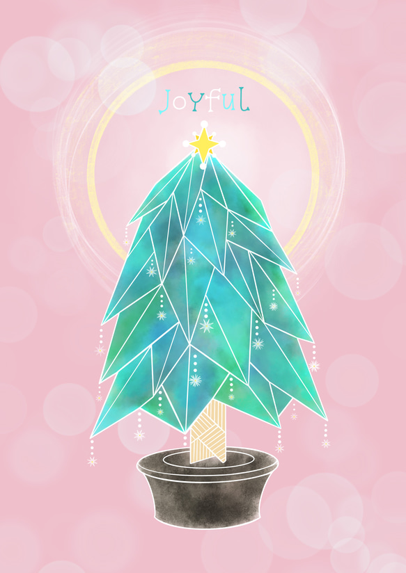 冬のポストカード　/ クリスマスセット 2枚目の画像