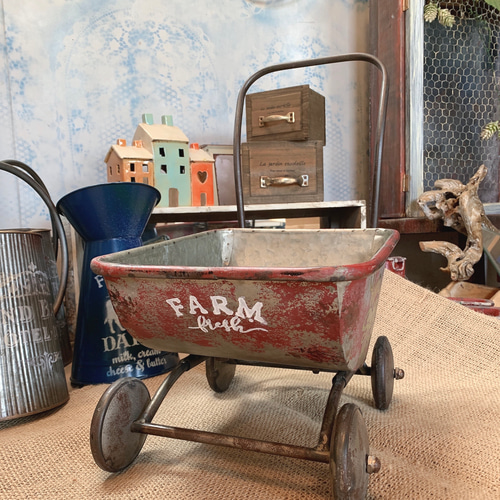 Antique garden/ガーデン オーナメント/ シャビーワゴン/荷車 Antique garden/ガーデン オーナメント/ シャビーワゴン/荷車