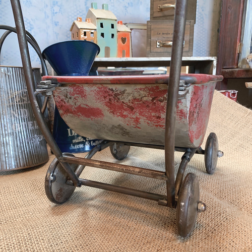 Antique garden/ガーデン オーナメント/ シャビーワゴン/荷車 Antique garden/ガーデン オーナメント/ シャビーワゴン/荷車