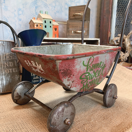 Antique garden/ガーデン オーナメント/ シャビーワゴン/荷車 その他
