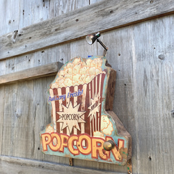 American style/ historic popcorn shelf/ ポップコーン 飾り棚 1枚目の画像