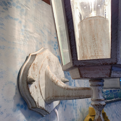 アンティークな部屋/ ウォールランプ/Avenue Lamp /（アンティーク ホワイト） 6枚目の画像