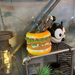 アメリカンダイナー/ ハンバーガー オーナメント/ BURGERS スツール アメリカンダイナー/ ハンバーガー オーナメント/ プランター/ ペン