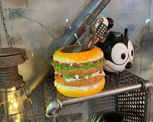 アメリカンダイナー/ ハンバーガー オーナメント/ BURGERS スツール アメリカンダイナー/ ハンバーガー オーナメント/ BURGERS スツール