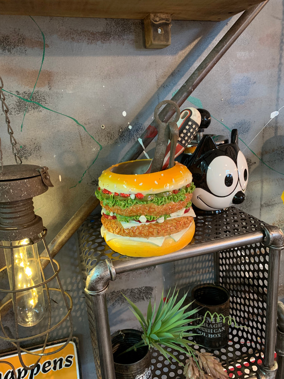 アメリカンダイナー/ ハンバーガー オーナメント/ BURGERS スツール アメリカンダイナー/ ハンバーガー オーナメント/ BURGERS スツール