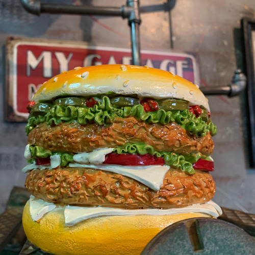 アメリカンダイナー/ ハンバーガー オーナメント/ プランター