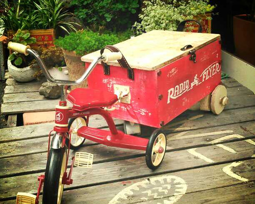 未使用品] ラジオフライヤー三輪車 RADIOFLYER レトロ アンティーク