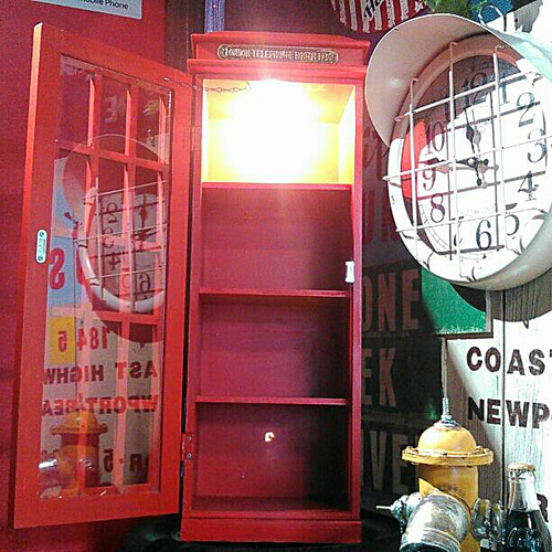 人気 ロンドン テレフォンボックス型 棚 【公式通販】