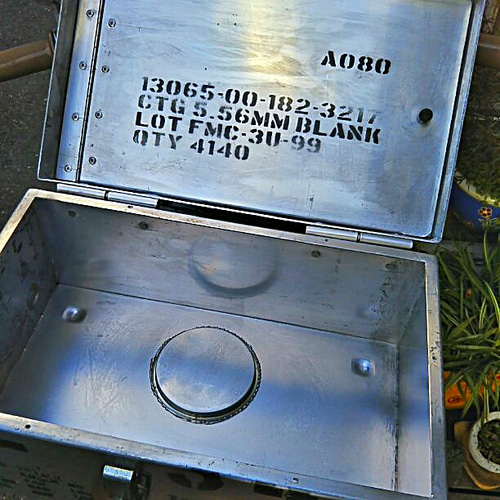 アメリカン ミリタリーBOX/ U.S.ARMY アルミケース/ 起爆装置