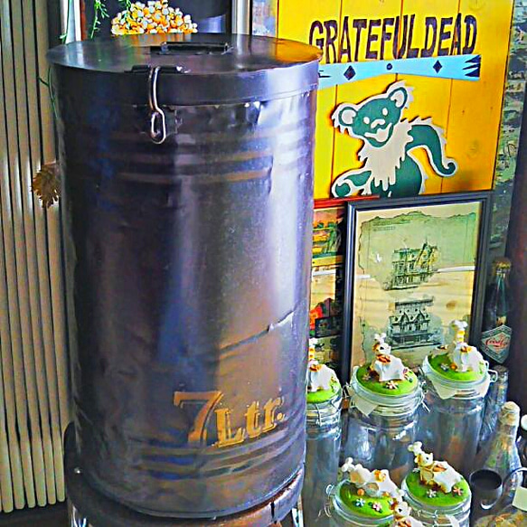 ドラム缶 ゴミ箱 リメイク 亜鉛メッキオープンタイプ。 【公式通販】