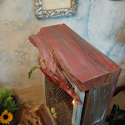 ジャンクガーデン/ オブジェ思考ディスプレイ看板/ シャビー 店舗 什器