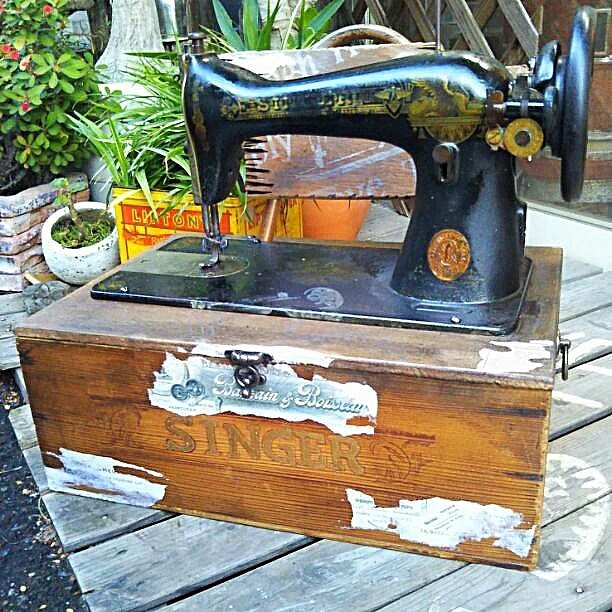 アンティークミシン No.361 SINGER 103 シンガー製 職業用足踏みミシン