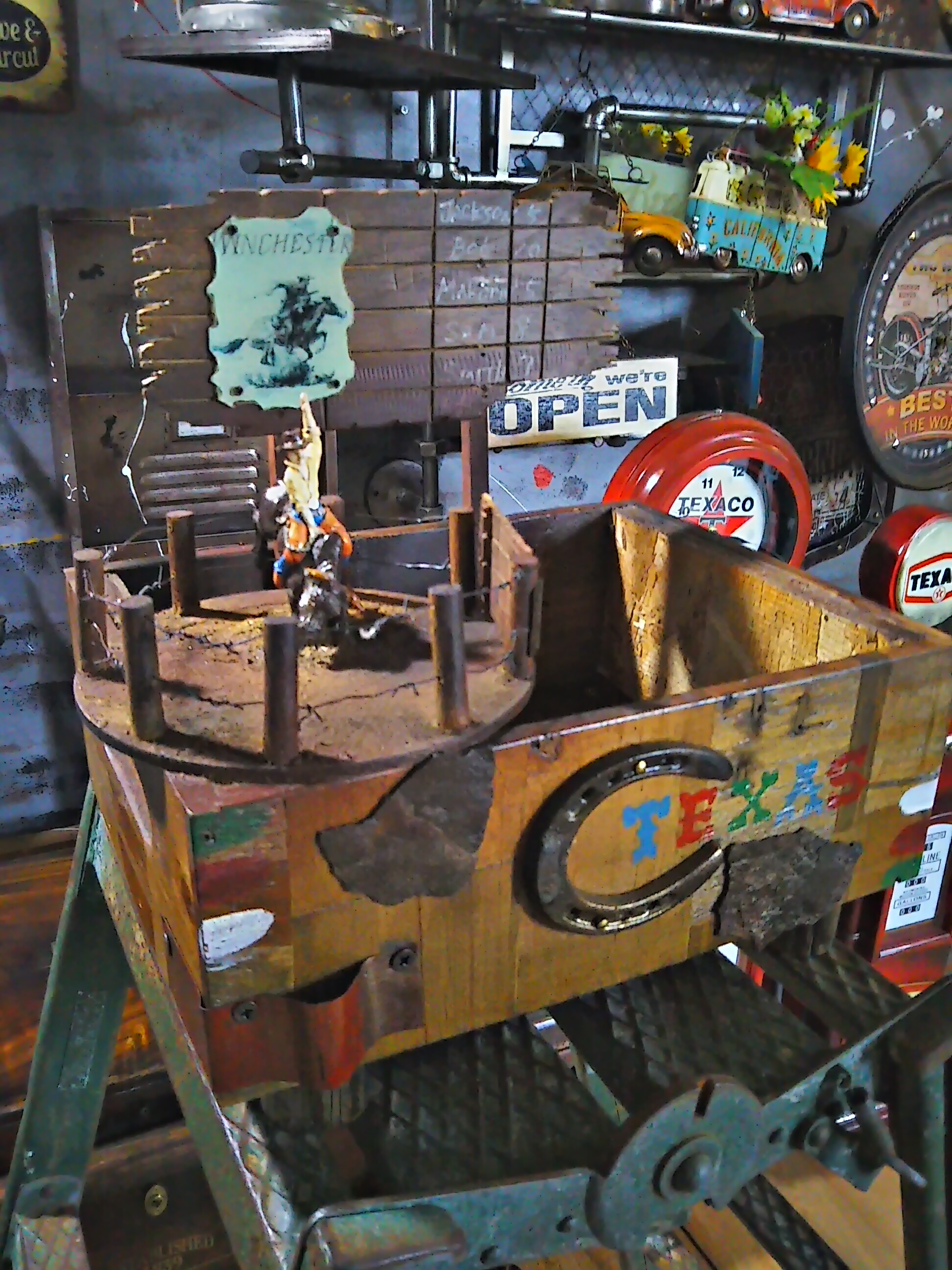 TEXAS ウエスタン Style/カウボーイ/ディスプレイ プランター/#店舗什器#ヴィンテージ