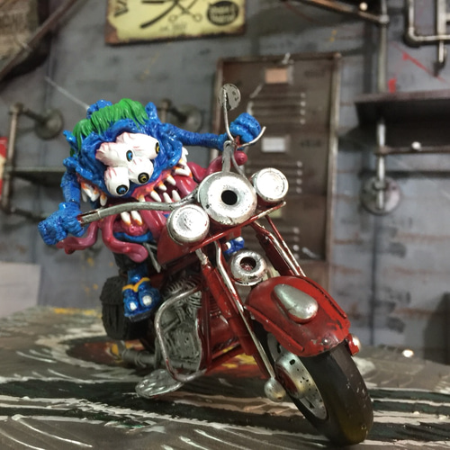 ラットフィンク 5体セット フィギュア ガレージ ratfink バイク