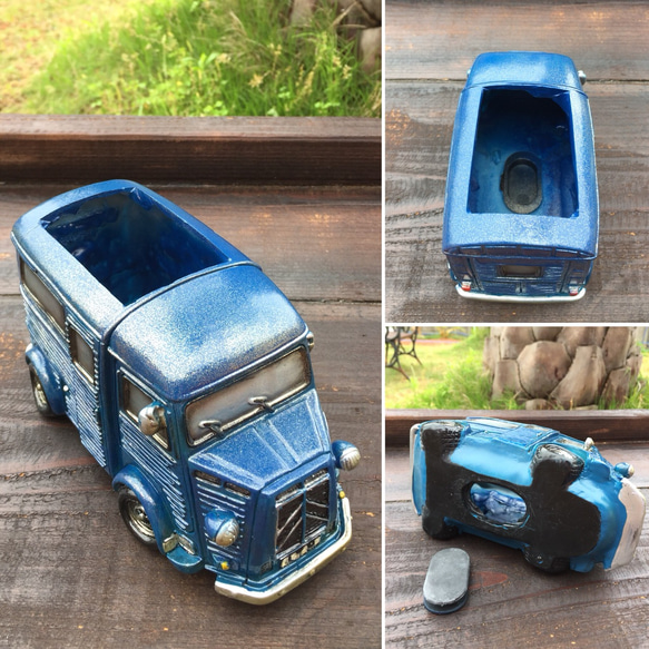 CITROEN Style
BLUE Wagon/
ディスプレイ プランター/
（シャビーブルー）
#店舗什器 5枚目の画像