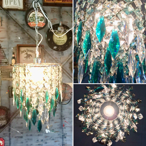 ☆展示品放出☆
アンティーク Style/
Curtain Beads Lamp/
Chandelle ペンダントライト 2枚目の画像