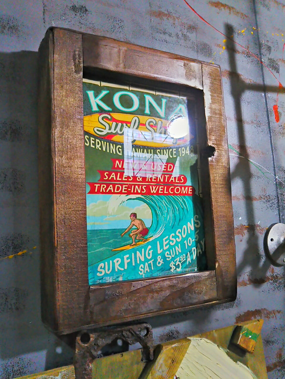 アメリカン Style/
《Hawaii》ハワイ/
KONA SURF SHOP/
サインボード LED 電飾看板/ 1枚目の画像