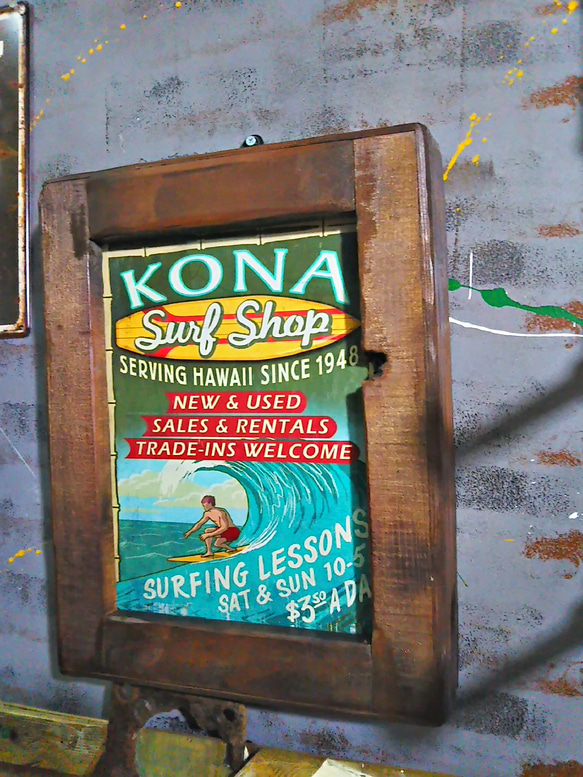 アメリカン Style/
《Hawaii》ハワイ/
KONA SURF SHOP/
サインボード LED 電飾看板/ 3枚目の画像