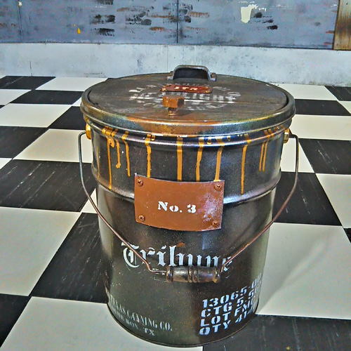 インダストリアル/ シャビー 男前style/ カスタム ペール缶/ #リメイク