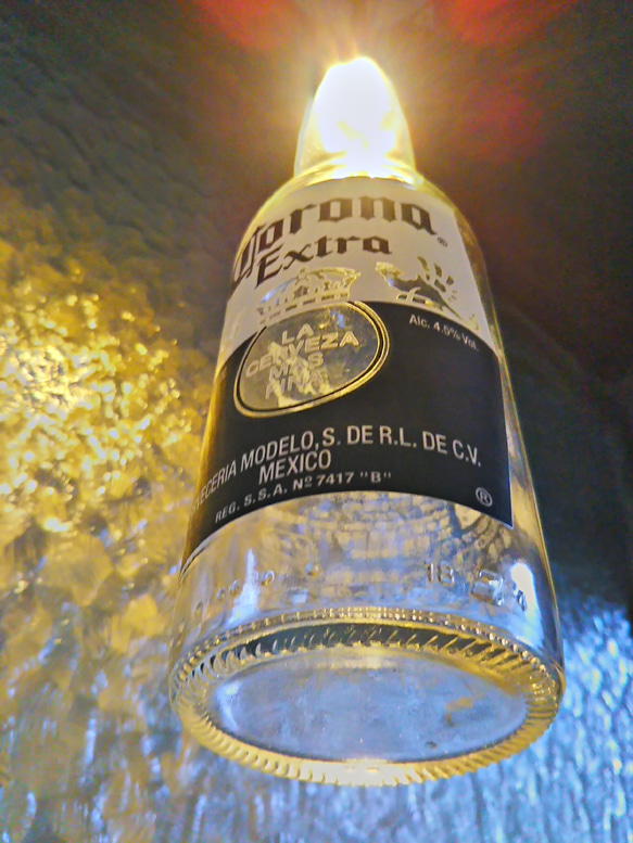 アメリカンBAR Style/ コロナビール/ ボトル ペンダントランプ/ #CORONA  #BEER BOTTLE 2枚目の画像
