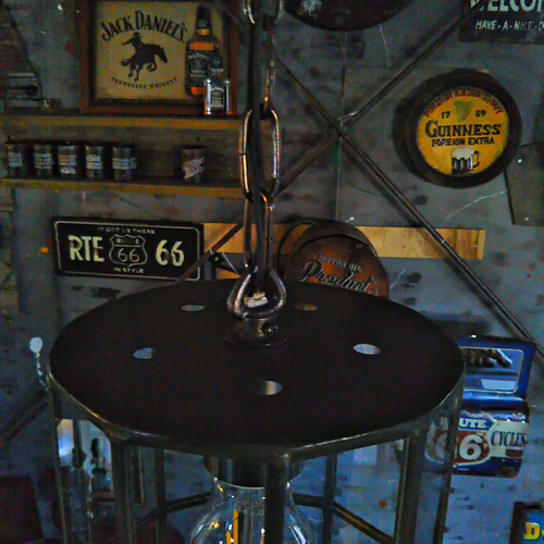 ヴィンテージ グラス シェイド/ シリンダー型/ シーリングライト  