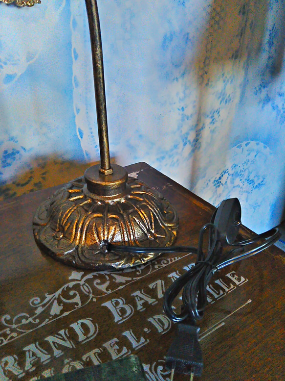 CLASSIC Bijou/
アンティーク/
スタンドランプライト"Verre"/
#店舗什器
#Antique 8枚目の画像