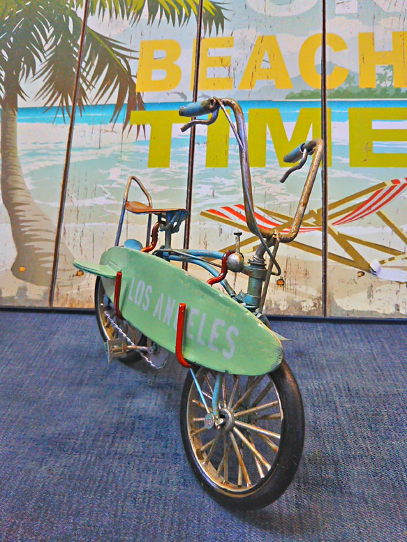 Old New！！ アメリカン Bicycle/  カリフォルニア サーフ自転車/ #店舗什器 自転車 #レトロ #ミニ 3枚目の画像