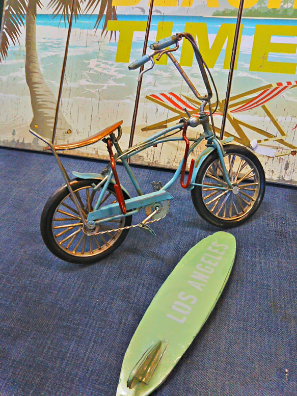 Old New！！ アメリカン Bicycle/  カリフォルニア サーフ自転車/ #店舗什器 自転車 #レトロ #ミニ 6枚目の画像