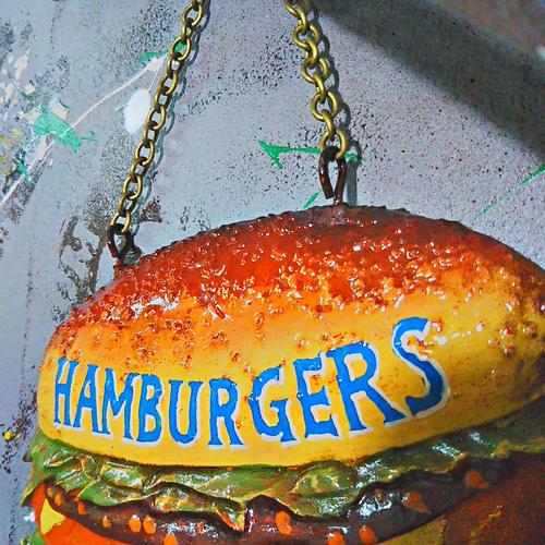 アメリカンハンバーガー style/ ヴィンテージ ボード/ OPEN & CLOSE