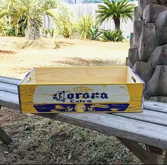 Corona Extra コロナビール/ ウッドボックス/ ドリンクケース Corona Extra コロナビール/ ウッドボックス/ ドリンクケース