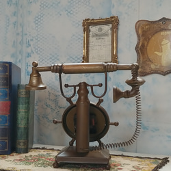 ✢fome九十九里ヤード✢ Antique商材/ レトロディスプレイクロック（2） 《Telephone Clock》　 9枚目の画像
