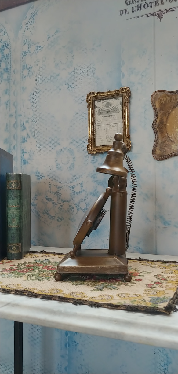 ✢fome九十九里ヤード✢ Antique商材/ レトロディスプレイクロック（2） 《Telephone Clock》　 10枚目の画像