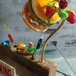 アメリカンダイナー Style/  BURGERS Shade Lamp/ NO SUMOKING（看板&カードトレイ） 10枚目の画像