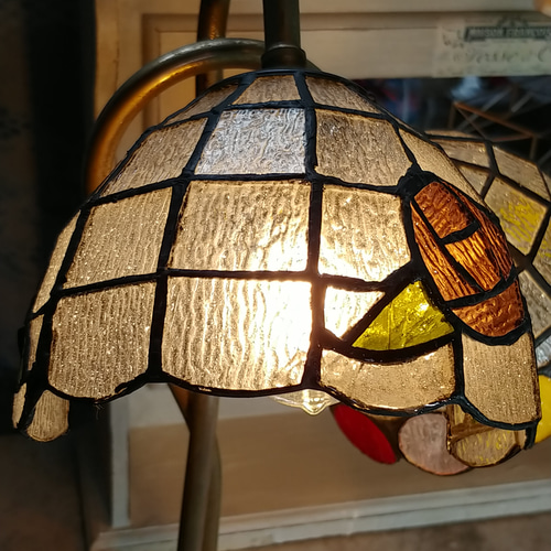 シャビー ジャンク マテリアル/ ティファニー ステンドグラス/ ダブル