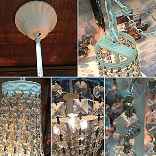 フランスアンティーク/ クリスタルガラス/ ドロップ