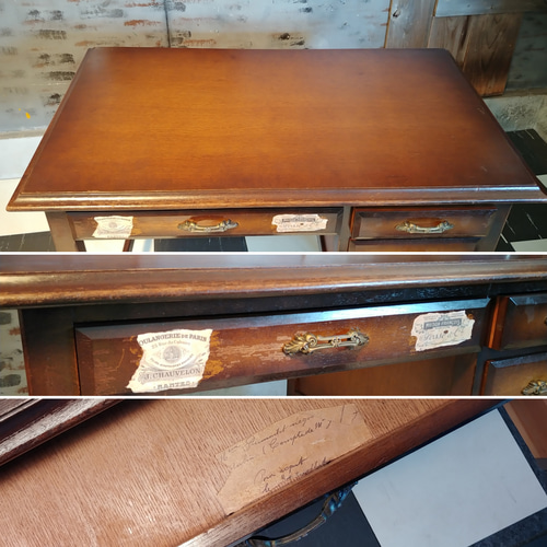 アメリカン ヴィンテージ/ 4drawer デスク（勉強机） ワークデスク