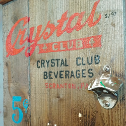 アメリカンヴィンテージ/
《Crystal》 クリスタル/
ウォールシェルフ（縦型）
飾り棚 ウッドボックス/
店舗什器 8枚目の画像