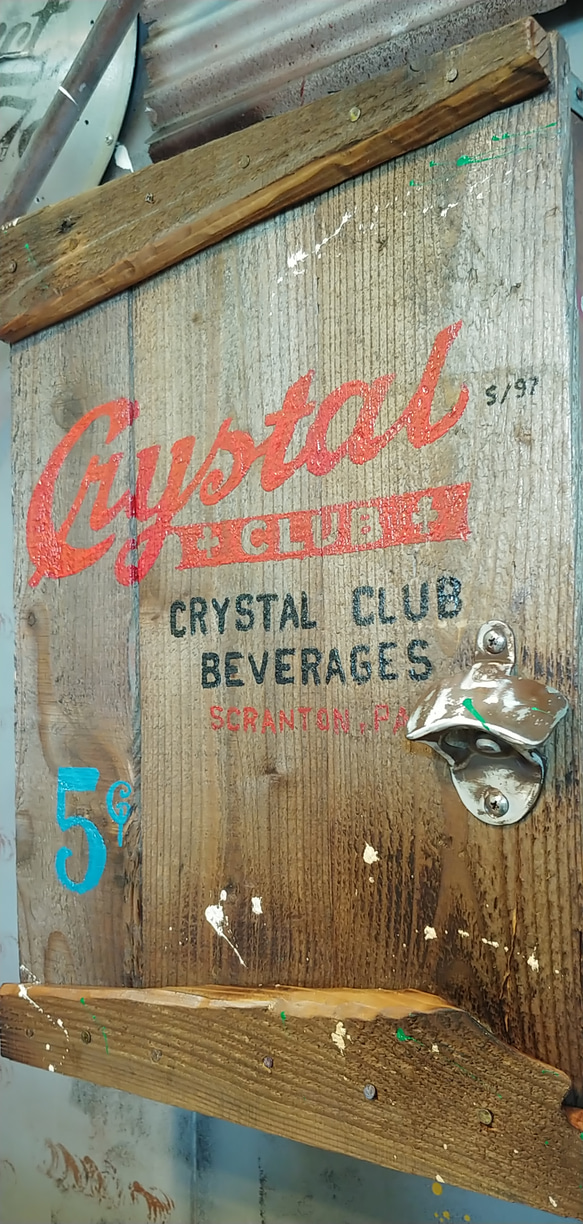 アメリカンヴィンテージ/
《Crystal》 クリスタル/
ウォールシェルフ（縦型）
飾り棚 ウッドボックス/
店舗什器 8枚目の画像