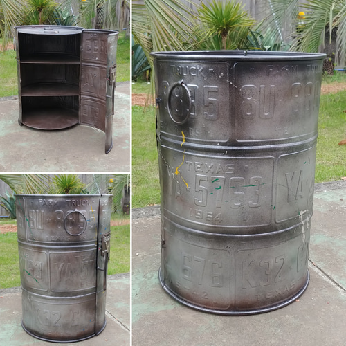 アンティークドラム缶キャビネットー！！